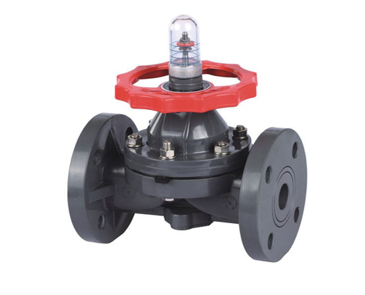 Flange diaghragm valves