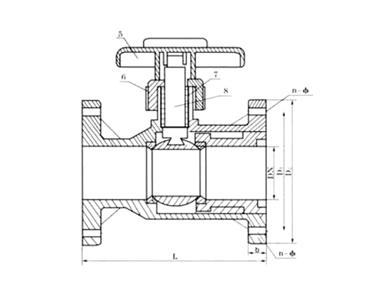 One-piece ball valves