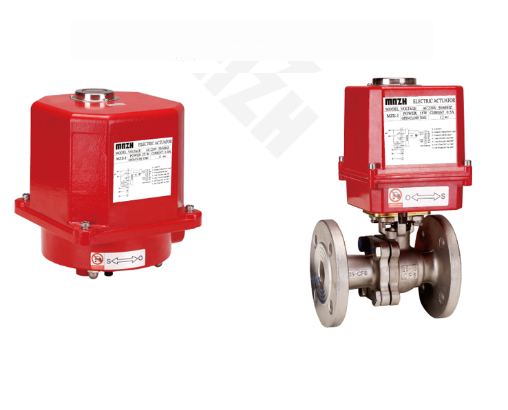 Electric Flange Ball Valve  (WCB,304,316,316L)